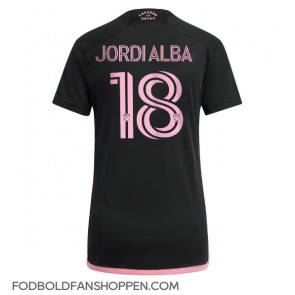 Inter Miami Jordi Alba #18 Udebanetrøje Dame 2024-25 Kortærmet